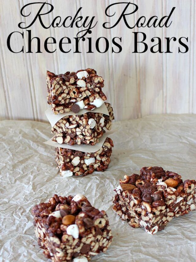 Easy Rocky Road Cheerios Bars Story