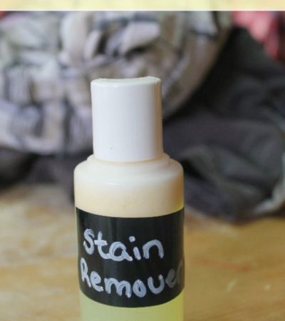 DIY Laundry Stain Remover