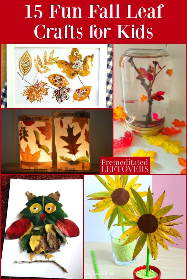 Fall leaf crafts for kids