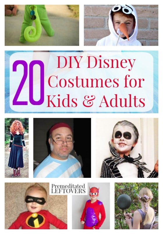 20 Diy Disney Costumes For Kids And S