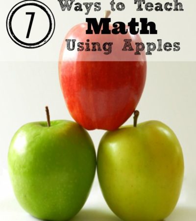 7 Ways to Teach Math Using Apples- Apples can be a fun and useful tool for teaching kids basic math skills. Grab a dozen and give these activities a try!