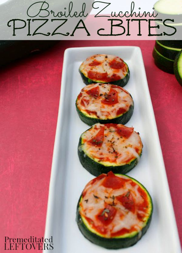Quick and Easy Broiled Zucchini Pizza Bites Recipe - These tasty zucchini pizza bites use just a few ingredients and can be cooked in less than 15 minutes.