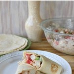 Chipotle Ranch Chicken Salad Wrap