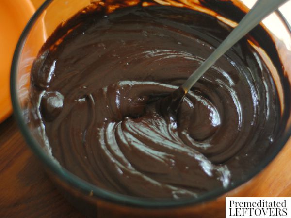 2 Ingredient Chocolate Fudge Recipe melting