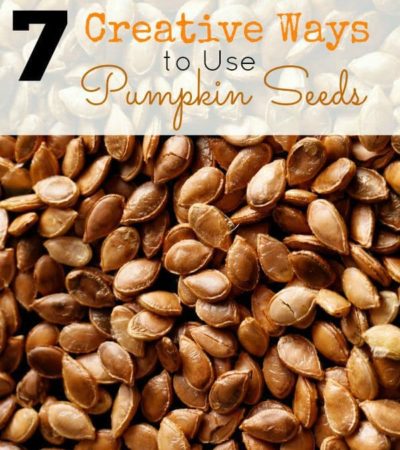 7 Creative Ways to Use Pumpkin Seeds- Be sure to save the seeds when carving pumpkins this year. They are nutritious and have more uses than you may think!