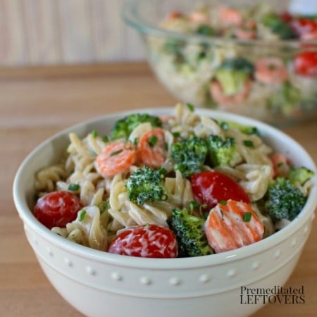 Meatless Ranch Pasta Salad + Dairy-Free Buttermilk