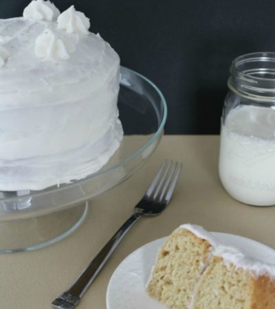 Vanilla Depression Cake- This vanilla cake became famous during the depression when staples like milk and eggs were scarce. It is delicious and inexpensive.