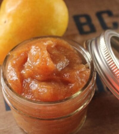 homemade pear butter recipe