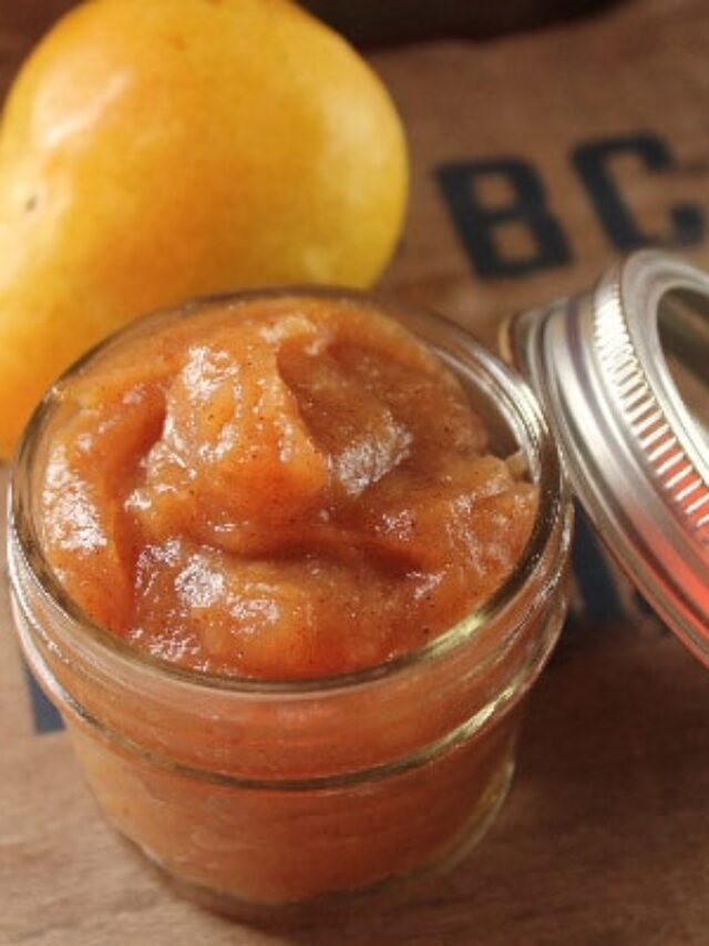 Delicious Homemade Spiced Pear Butter Story