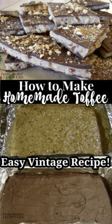 how to make homemade toffee - easy traditional toffee recipe