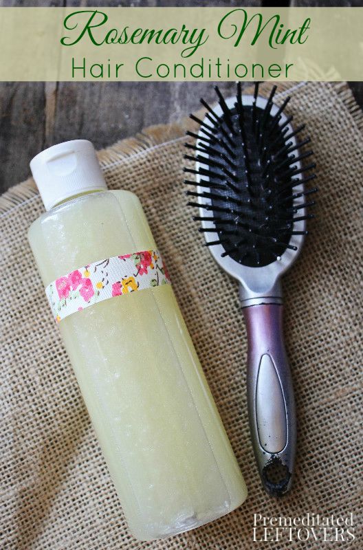 DIY Rosemary Mint Hair Conditioner Recipe