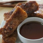 Snickerdoodle French Toast Sticks- If you are a fan of Snickerdoodle cookies, try this yummy french toast stick recipe for your next breakfast or brunch!