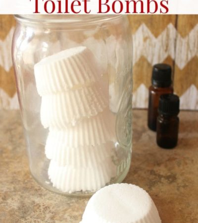 DIY Peppermint Toilet Bombs- These little bombs will help your toilets look clean and smell fresh. Just drop one in and watch the fizzing action go to work!