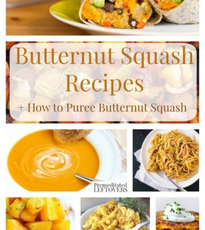 10 Amazing Butternut Squash Recipes- Here are 10 butternut squash recipes to inspire you this fall as well as easy instructions for homemade squash puree.