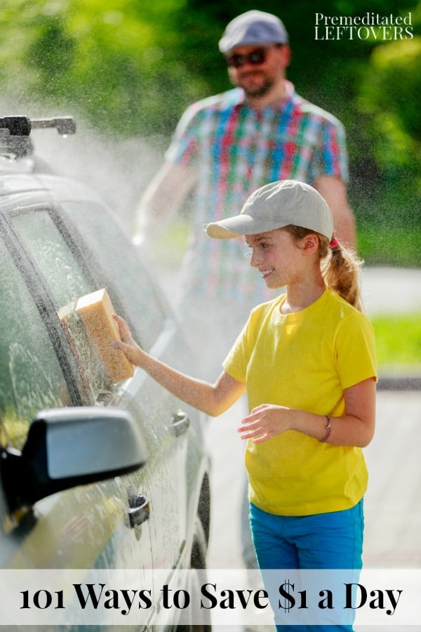 Save a dollar a day by washing your own car