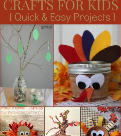 15 Thanksgiving Crafts for Kids - Quick and easy fall craft project ideas