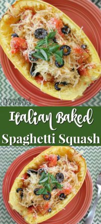 Easy Italian Baked Spaghetti Squash Recipe