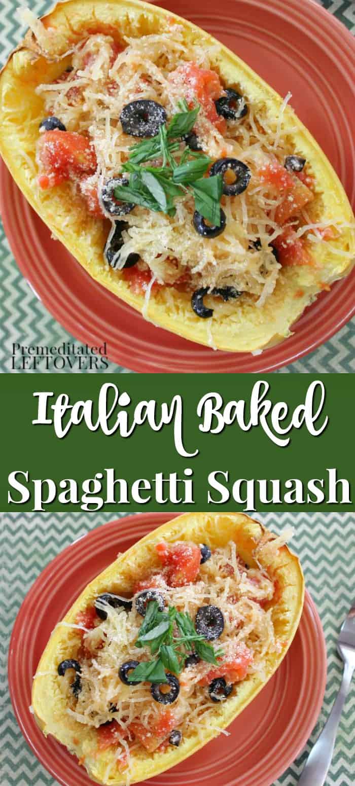 Italian Baked Spaghetti Squash Recipe