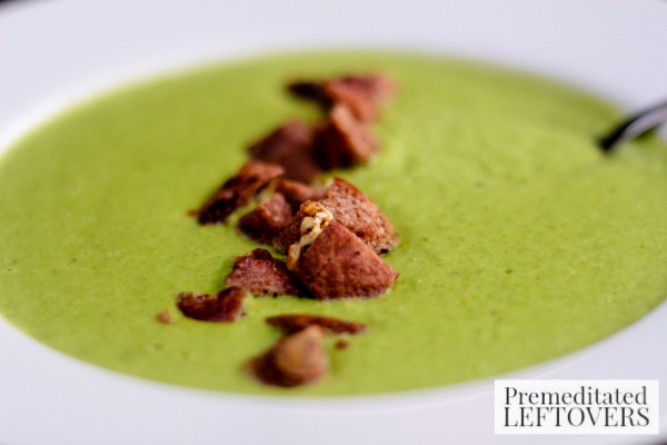 Pea & Pan Fried Corn Soup