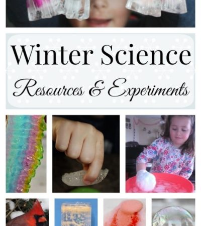 Winter Science Resources and Experiments- Teach kids about Winter with these educational resources. They include snow and ice experiments, videos, and more.