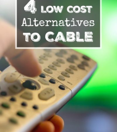 4 Low Cost Alternatives to Cable- Still clinging to your cable TV? These 4 alternatives are easy to get started and are cheaper than conventional cable.
