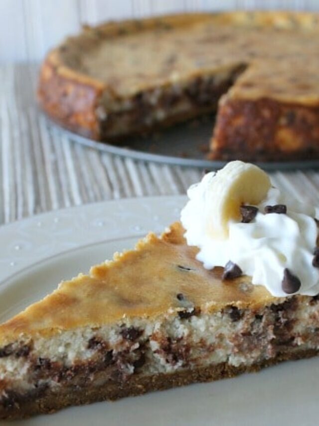 Banana Chocolate Chip Cheesecake Story