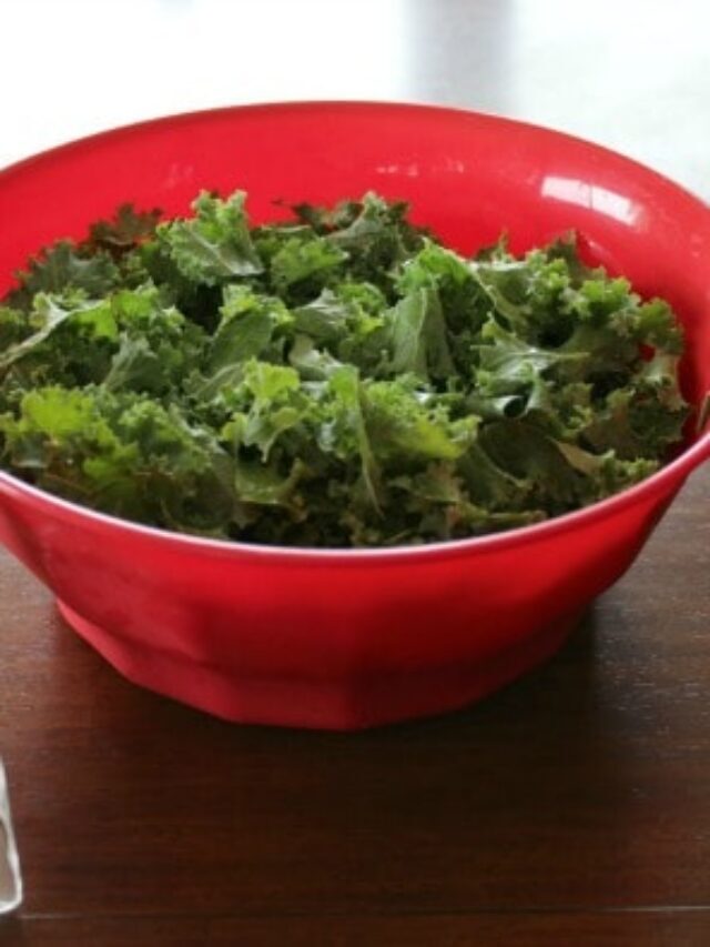 Healthy Crispy Kale Chips Story