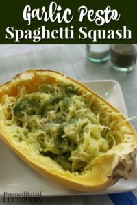 Garlic Pesto Spaghetti Squash Recipe