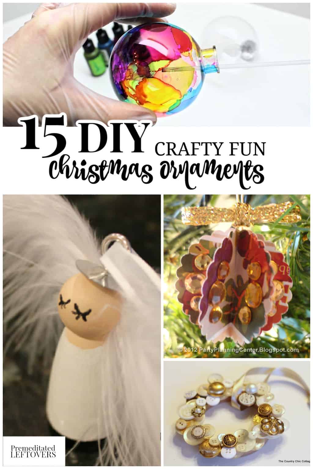 artistic and fun looking homemade christmas ornament ideas