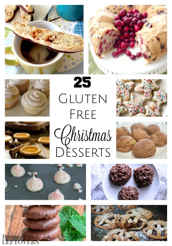 25 Gluten-Free Christmas Desserts- Everyone can enjoy their favorite treats this Christmas with these gluten-free desserts. There are many to choose from!