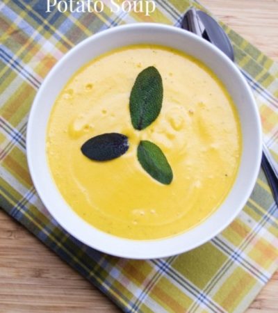 Butternut Squash Potato Soup- The squash, potatoes, and seasonings in this recipe create savory and robust flavors. Enjoy this homemade soup all winter!