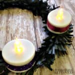 DIY Advent Wreath craft for kids