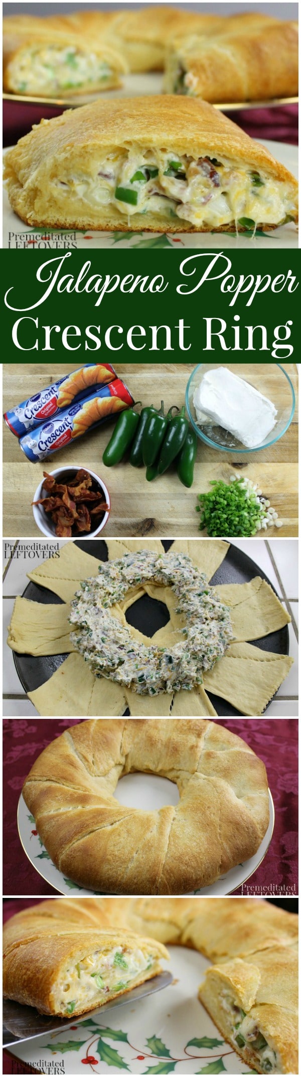Jalapeno Popper Crescent Ring Recipe - An easy appetizer recipe