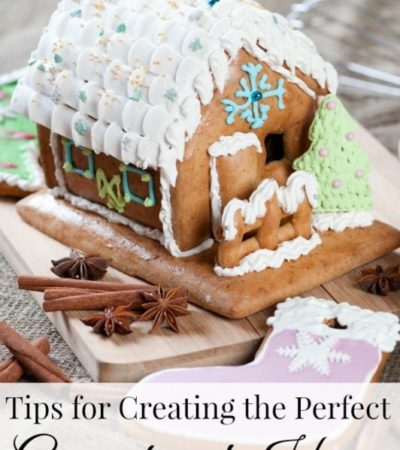 Tips for Creating the Perfect Gingerbread House- These tips will show you what it takes to build a gingerbread house that stays together and looks great!