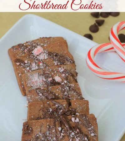 Peppermint Chocolate Shortbread Cookies- Do you enjoy baking holiday treats? The chocolate and peppermint in this shortbread cookie recipe is delightful!