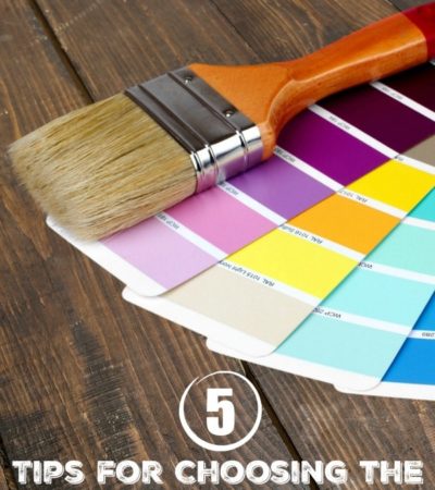 5 Tips for Choosing the Perfect Paint Color- Picking the right paint color for your walls can be tricky. Make the job a little easier with these great tips.