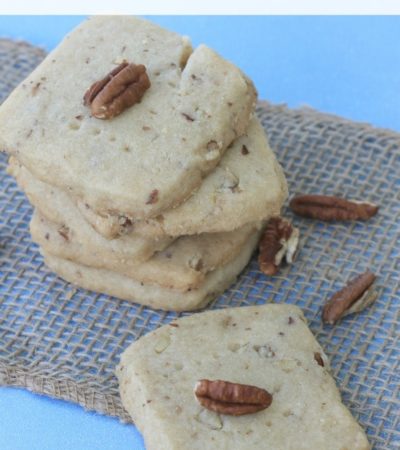 Pecan Shortbread Cookies- These shortbread cookies are quite simple to make. You will love the sweet, rich flavor and crunchy pecans in this recipe.