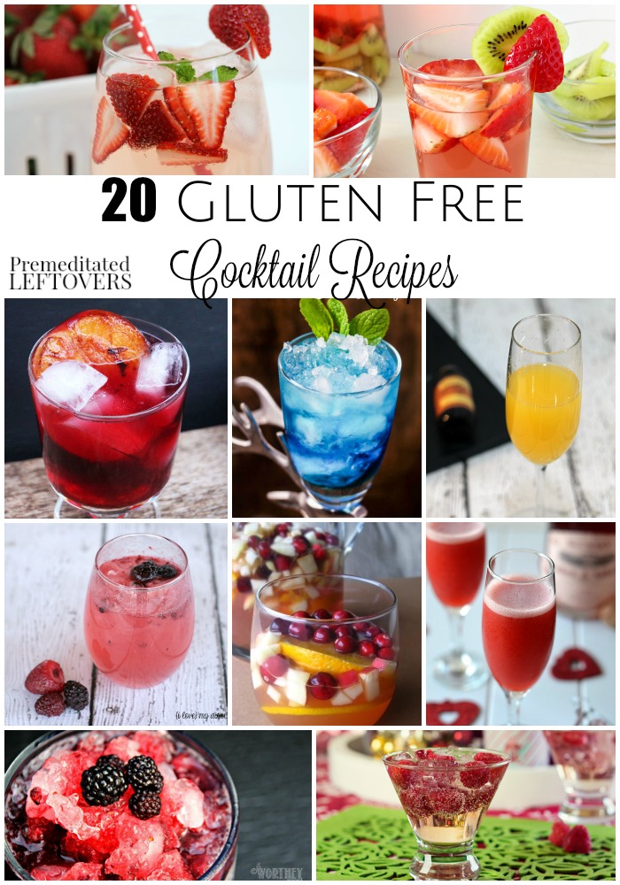 20 Gluten-Free Cocktail Recipes- Here is a variety of gluten-free cocktails that everyone can enjoy. Try these classic recipes and fun mixed drinks!