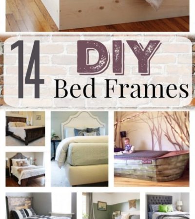 DIY Beds and Bed Frames- Here are 14 custom beds you can build at home with just a few basic woodworking skills. Find one that matches your style!