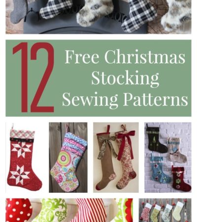 Free Sewing Patterns for Stockings- Free stocking patterns, easy stocking patterns, elegant stocking patterns, and free sewing patterns for Christmas.