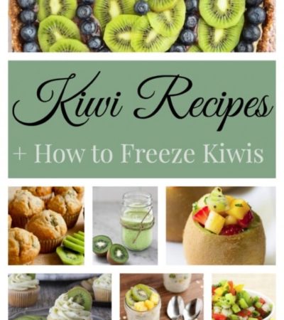 Delicious Kiwi Recipes- Learn how to freeze kiwis for later use. You'll find plenty of inspiration with these kiwi appetizer, snack, and breakfast recipes.