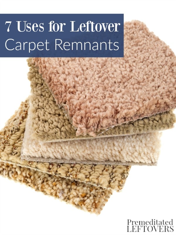 7 Uses for Leftover Carpet Remnants- There are all sorts of ways carpet remnants can be used around your home. Give these practical solutions a try! 
