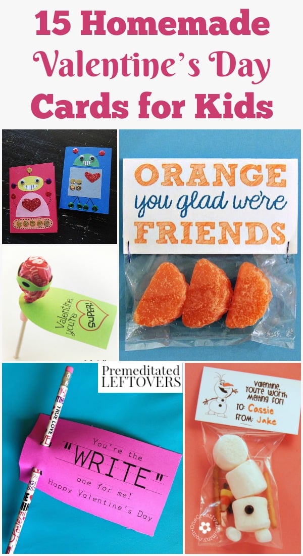 These 15 DIY Valentine's Day cards for kids are adorable and fun to make! Kids will love making them and sharing them with their friends.