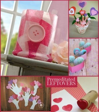 These Valentine's Day crafts for kids can be used for decorations or given as gifts. They include fun crafts for kids of any age!