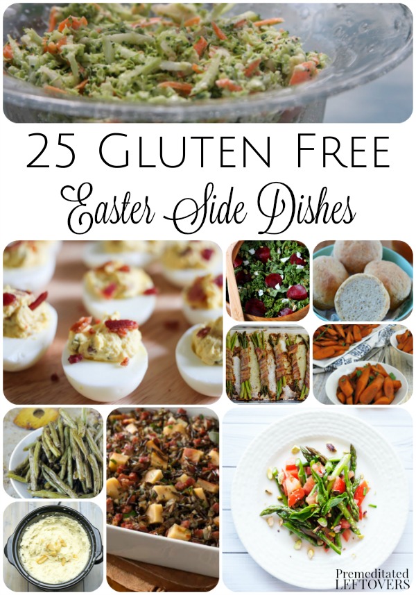 25 Gluten-Free Easter Side Dishes- Here is a long list of gluten-free side dishes to add to your Easter menu. These recipes look amazing!