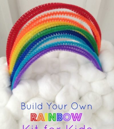Build Your Own Rainbow Kit for Kids- Wouldn't it be fun to build your own rainbow? This rainbow craft is fun and easy to make, and there's no rain required!