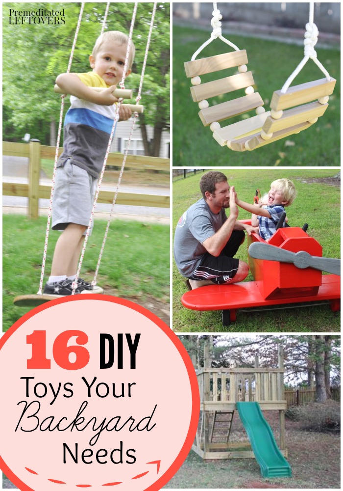 DIY Backyard Play Sets and Toys