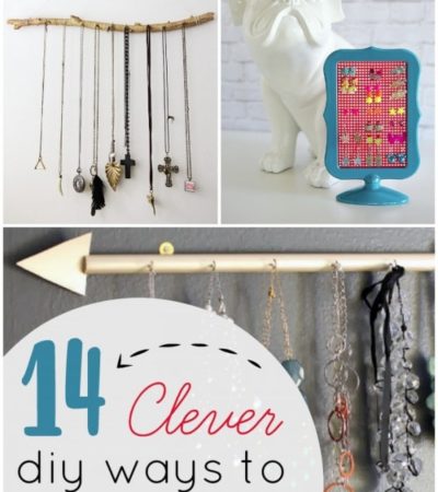 14 DIY Jewelry Organizers- Keep your jewelry tidy and untangled with these homemade organizing solutions. You'll love how fun and frugal these projects are!
