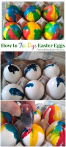 How to Tie Dye Easter Eggs Using Food Coloring
