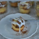 Mason Jar Crumb Cake- Use this recipe to create individual-sized crumb cakes that are perfect for enjoying with a cup of coffee or your next special event.